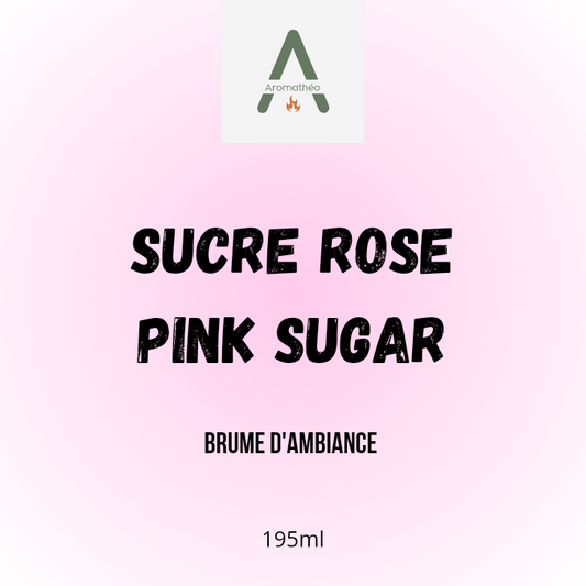 Brume d'ambiance sucre rose