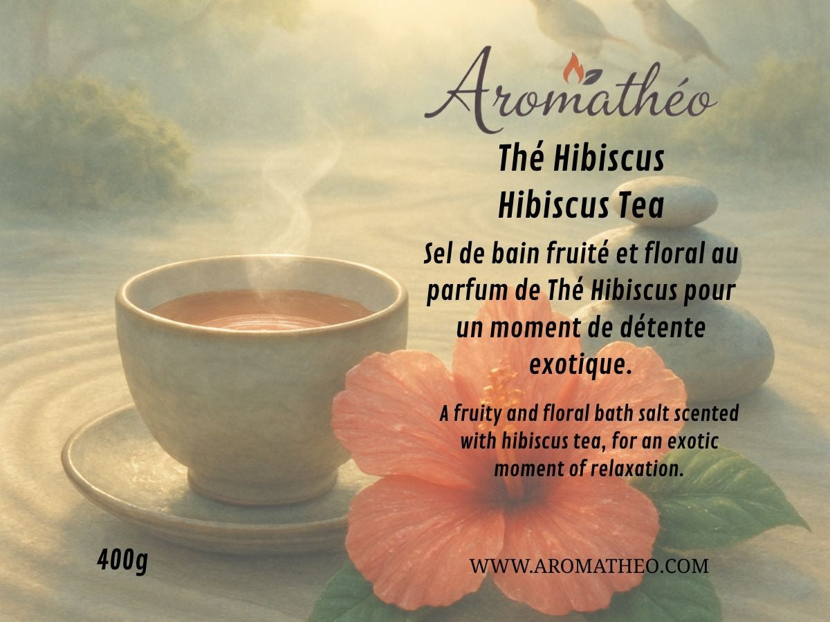 SEL DE BAIN THÉ & HIBISCUS 400g